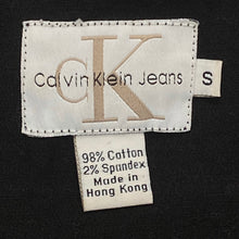 Load image into Gallery viewer, Vintage Calvin Klein Black Stretch Denim Style Jacket Women’s Small