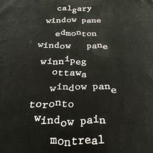 Load image into Gallery viewer, Vintage 1993 Pearl Jam Window Pane / Window Pain Canadian Tour Grunge Hanes T-Shirt Men’s XL