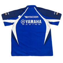 Load image into Gallery viewer, YAMAHA Racing Western Powersports GYTR Yamalube Snap Button Crew Shirt Men’s XL