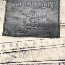 Load image into Gallery viewer, Vintage True Religion Ricky Straight Made In USA Gray Acid Wash Jeans Men’s 31x29