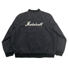 Load image into Gallery viewer, Vintage 80’s Marshall Amps 20 Year Anniversary Rock Music Satin Bomber Jacket Men’s Large
