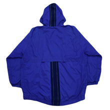 Load image into Gallery viewer, Vintage Nike White Tag Blue Hooded Lined Windbreaker Jacket Youth Large (14-16)