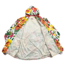 Load image into Gallery viewer, Vintage 80’s Pizazz Floral All Over Print Windbreaker Jacket Women’s Medium