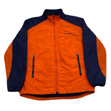 Load image into Gallery viewer, Vintage 90’s Polo Sport Ralph Lauren Orange Navy Fleece Lined Full Zip Nylon Jacket Men’s Medium