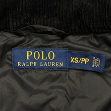 Load image into Gallery viewer, Polo Ralph Lauren Black Corduroy Collar Quilted Equestrian Vest Women’s XS