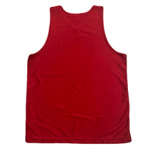 Load image into Gallery viewer, Vintage Nike Team Sports Red Center Swoosh Satin Dazzle Basketball Jersey Tank Top Men’s Medium