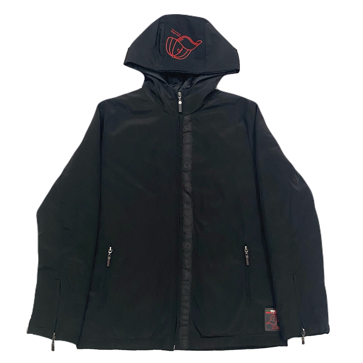 PRADA ブラック ロングコート SGV126 PRADA ブラック ロングコート SGV126 Vintage Prada Luna Rossa