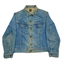 Load image into Gallery viewer, Vintage 80’s Lee Denim Made In Canada Trucker Jacket Men’s 42 R