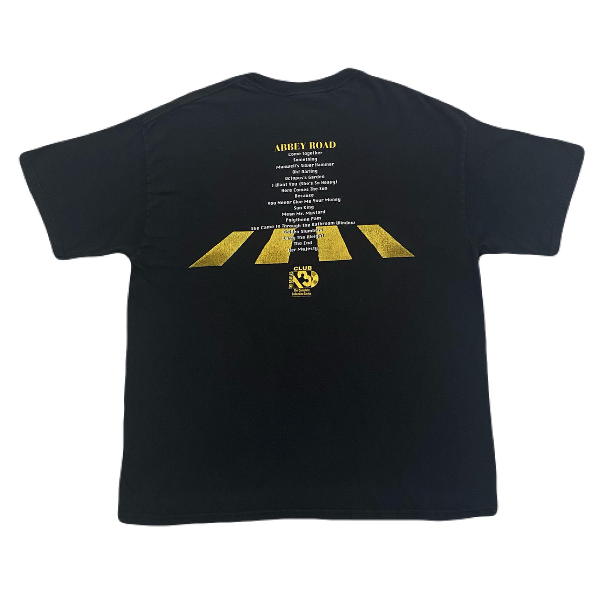 Vintage 1996 The Beatles Abbey Road Apple Corp M&O Knits T-Shirt