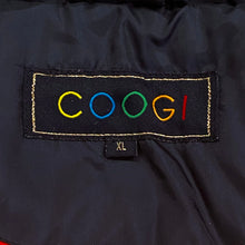 Load image into Gallery viewer, COOGI Black Multicolor Rainbow Puffer Vest Women’s XL