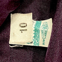 Load image into Gallery viewer, Vintage Genuine Hudson’s Bay Cream 100% Wool Full Zip Purple Satin Lined Coat Jacket Women’s 10