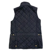 Load image into Gallery viewer, Polo Ralph Lauren Black Corduroy Collar Quilted Equestrian Vest Women’s XS