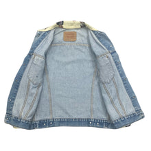 Load image into Gallery viewer, Vintage Levis x Polo Bear 1 Of 1 Custom Denim Jacket With Flip Cuffs By Subtle Flex Streetwear Women’s 38