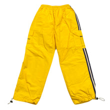 Load image into Gallery viewer, Vintage Phat Farm Yellow Baggy Side Stripe Windbreaker Cargo Pants Men’s XL