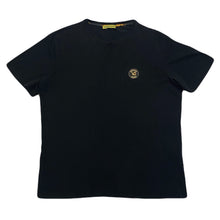 Load image into Gallery viewer, Versace Jeans Black Gold Chest Logo Stretch T-Shirt Men’s XXXL