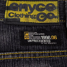 Load image into Gallery viewer, Enyce Embroidered Black Denim Shorts 32