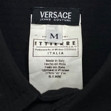 Load image into Gallery viewer, Vintage Versace Jeans Couture Black Rayon-Viscose Button Up Shirt Men’s Medium