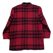 Load image into Gallery viewer, Vintage Woolrich Red Black Plaid Wool Mohair Blazer Jacket Women’s Medium