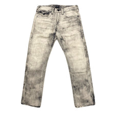 Load image into Gallery viewer, Vintage True Religion Ricky Straight Made In USA Gray Acid Wash Jeans Men’s 31x29