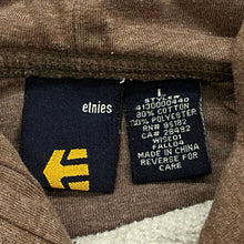 Load image into Gallery viewer, Vintage Etnies Skate Embroidered Logo Brown Skater Hoodie Men’s Large