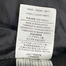 Load image into Gallery viewer, Arc’teryx 2017 Black Coquitlam Concrete Insulated Atom LT Jacket Men’s Large