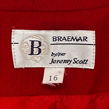 Load image into Gallery viewer, Vintage 80’s Braemar By Jeremy Scott Virgin Wool Blazer Jacket Women’s 16
