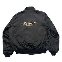 Load image into Gallery viewer, Vintage Marshall Amps Rock Music Insulated Satin Bomber Jacket Men’s XL