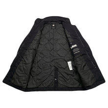 Load image into Gallery viewer, G-Star Raw Black Garber Padded Trench Coat Jacket Men’s Large