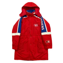 Load image into Gallery viewer, Vintage Starter NHL Montreal Canadiens Insulated Hooded Parka Jacket Men’s Large