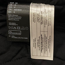 Load image into Gallery viewer, Balmain x H&M Double Breasted Padded Lined Wool Peacoat with Gold Buttons Women’s 34 (4 US)