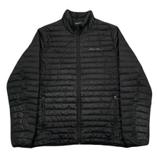 Load image into Gallery viewer, Eddie Bauer EB650 Down Fill Black Packable Puffer Jacket Coat Men’s Medium