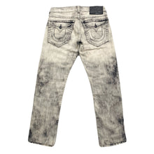 Load image into Gallery viewer, Vintage True Religion Ricky Straight Made In USA Gray Acid Wash Jeans Men’s 31x29