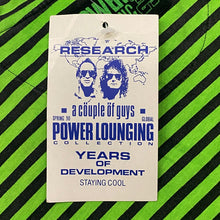 Load image into Gallery viewer, Vintage 1990 A Couple Of Guys Striped Lime Black Sample T-Shirt Men’s Large