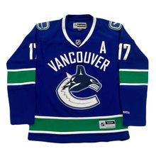 Load image into Gallery viewer, Reebok NHL Vancouver Canucks 2012 Ryan Kesler #17 Hockey Jersey Women’s Small