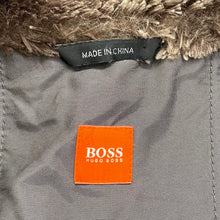 Load image into Gallery viewer, Hugo Boss Orange Faux Fur Lined Hooded Brown Parka Jacket Men’s 40 R (50 EUR)