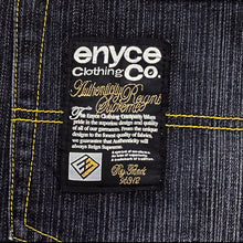 Load image into Gallery viewer, Enyce Embroidered Black Denim Shorts 32