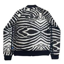 Load image into Gallery viewer, Adidas Originals Supergirl Zebra Track Top Jacket Jumper Sweatshirt Women’s 36