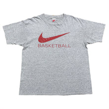 Load image into Gallery viewer, Vintage Nike Basketball Spell Out Gray Tag T-Shirt XL

