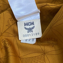 Load image into Gallery viewer, MCM Nylon & Wool Collar/Sleeves Monogram Lined Padded Full Zip Jacket Women’s 40