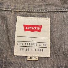 Load image into Gallery viewer, Levi’s Levis 2012 ADBD Go Forth Dyed Denim Button Up Shirt Large