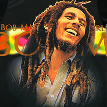 Load image into Gallery viewer, Dragonfly Bob Marley Double Sided Rasta Reggae Button Up Shirt Men’s Large