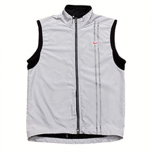 Load image into Gallery viewer, Vintage Nike Running Reflective Full Zip Vest Small
