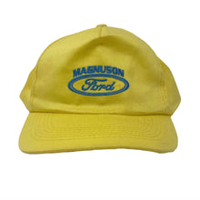 Load image into Gallery viewer, Vintage Ford Dealership Magnuson Hook & Loop Strapback Hat
