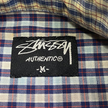 Load image into Gallery viewer, Vintage Stussy Mixed Plaid Made In USA Skate Surf Button Up Shirt Men’s Medium