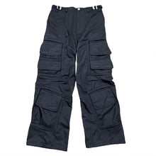 Load image into Gallery viewer, Far FARFROMWHAT Black Nylon Cargo Pants Men’s Size 3 (35 x 34)