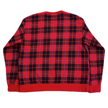 Load image into Gallery viewer, Nike Sportswear Essential Red Buffalo Plaid Sweatshirt Women’s Medium