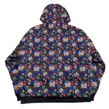 Load image into Gallery viewer, Assholes Live Forever By Linda Finegold Tiger & Floral All Over Print Jacket XL