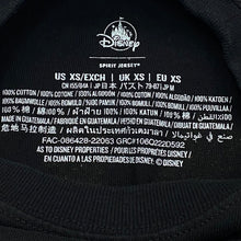 Load image into Gallery viewer, Disney Disneyland Resort Sleeping Beauty’s Castle Black Gold Spirit Jersey Adult XS