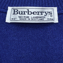 Load image into Gallery viewer, Vintage Burberrys Golf Logo Embroidered Lambswool Sweater Men’s Small
