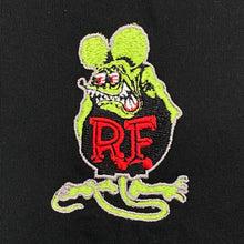 Load image into Gallery viewer, Vintage 2002 Rat Fink Red Kap Black Mechanic Chore Work Shirt Men’s XL